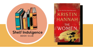 Book club logo and cover of The Women by Kristin Hannah